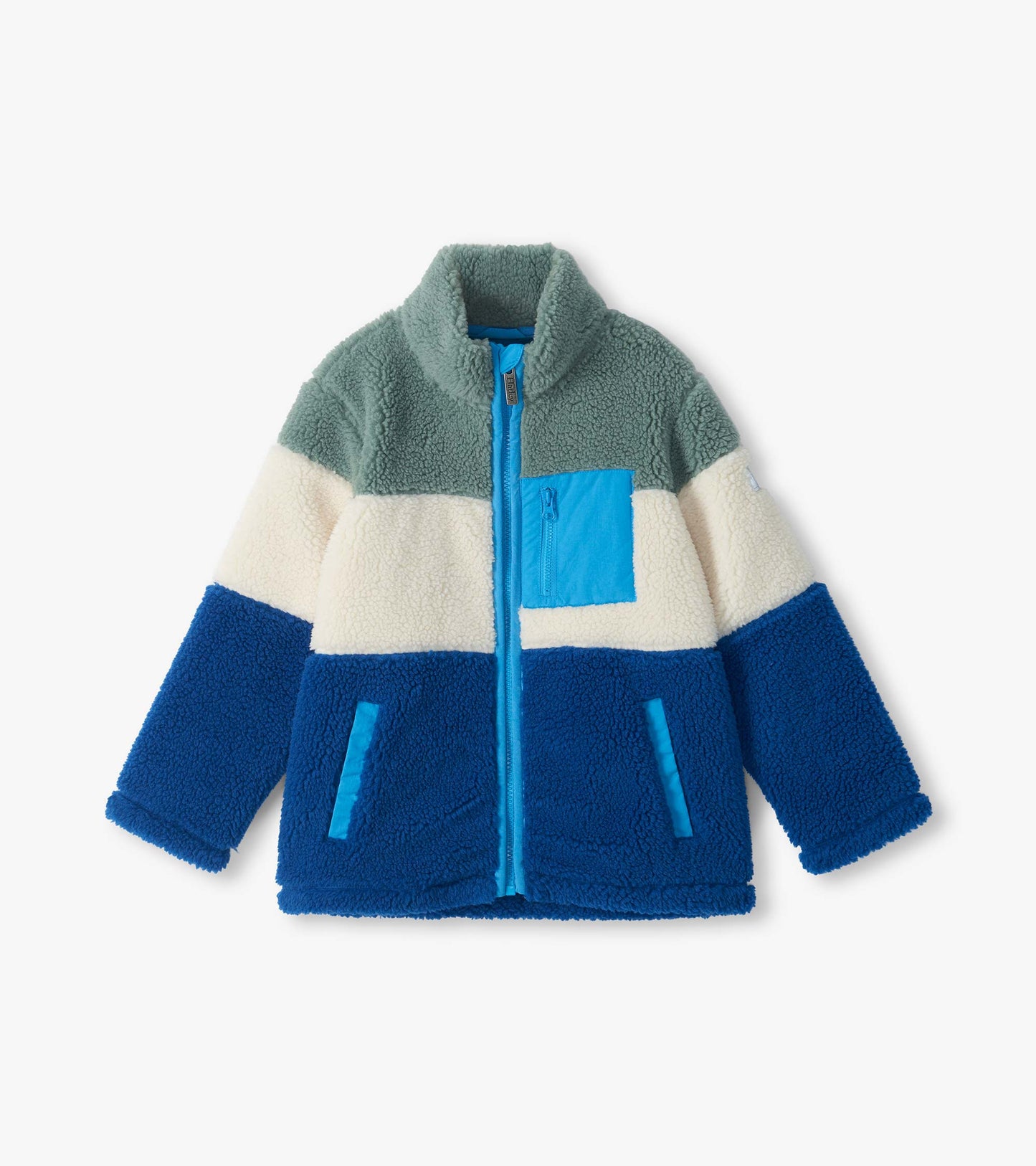 Boys Limoges Colourblock Faux Sherpa Jacket