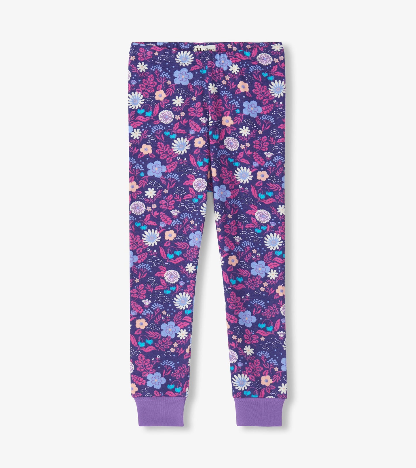 Girls Tiny Flowers Cotton Pyjama Set