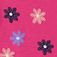 View Girls Very Berry Flowers Graphic T-Shirt Pink swatch with scattered flower outlines in navy, light pink, and lavender