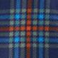 View Boys Varsity Plaid Fleece Button Down Shirt Blue plaid pattern with orange and white stripes