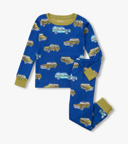 Boys Vintage Trucks Cotton Pyjama Set