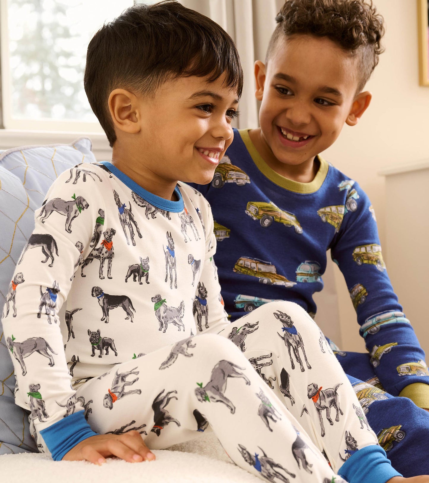 Boys Vintage Trucks Cotton Pyjama Set