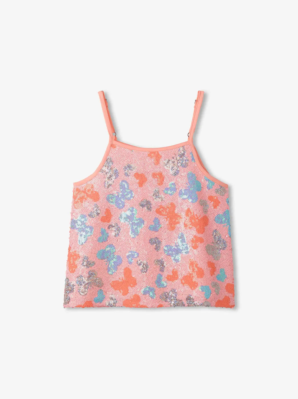 Promotes the girls' tops collection.