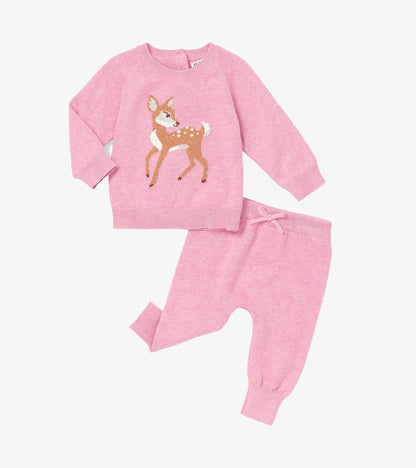 Baby Girls Baby Doe Pullover Sweater & Pants