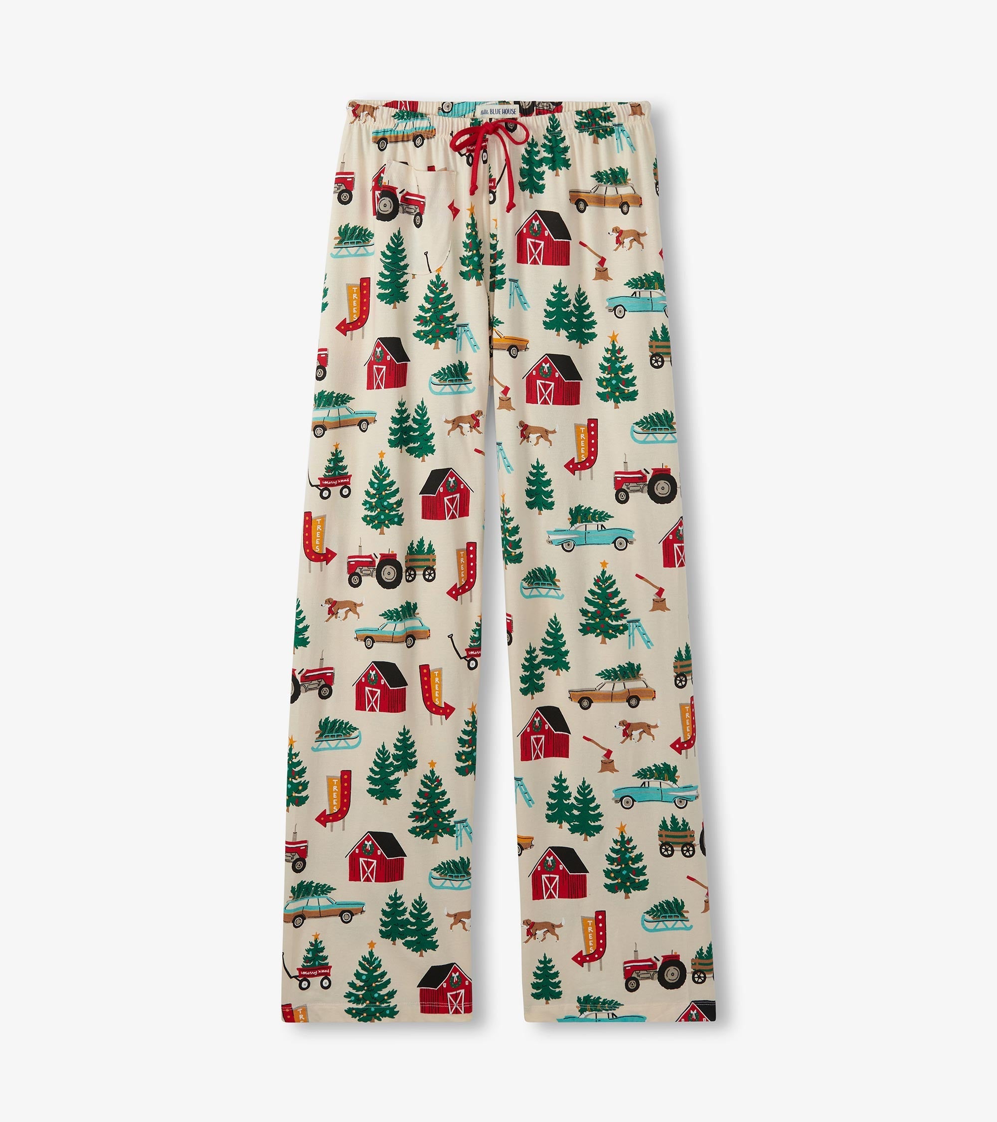 Women's Christmas Tree Farm Jersey Pajama Pants