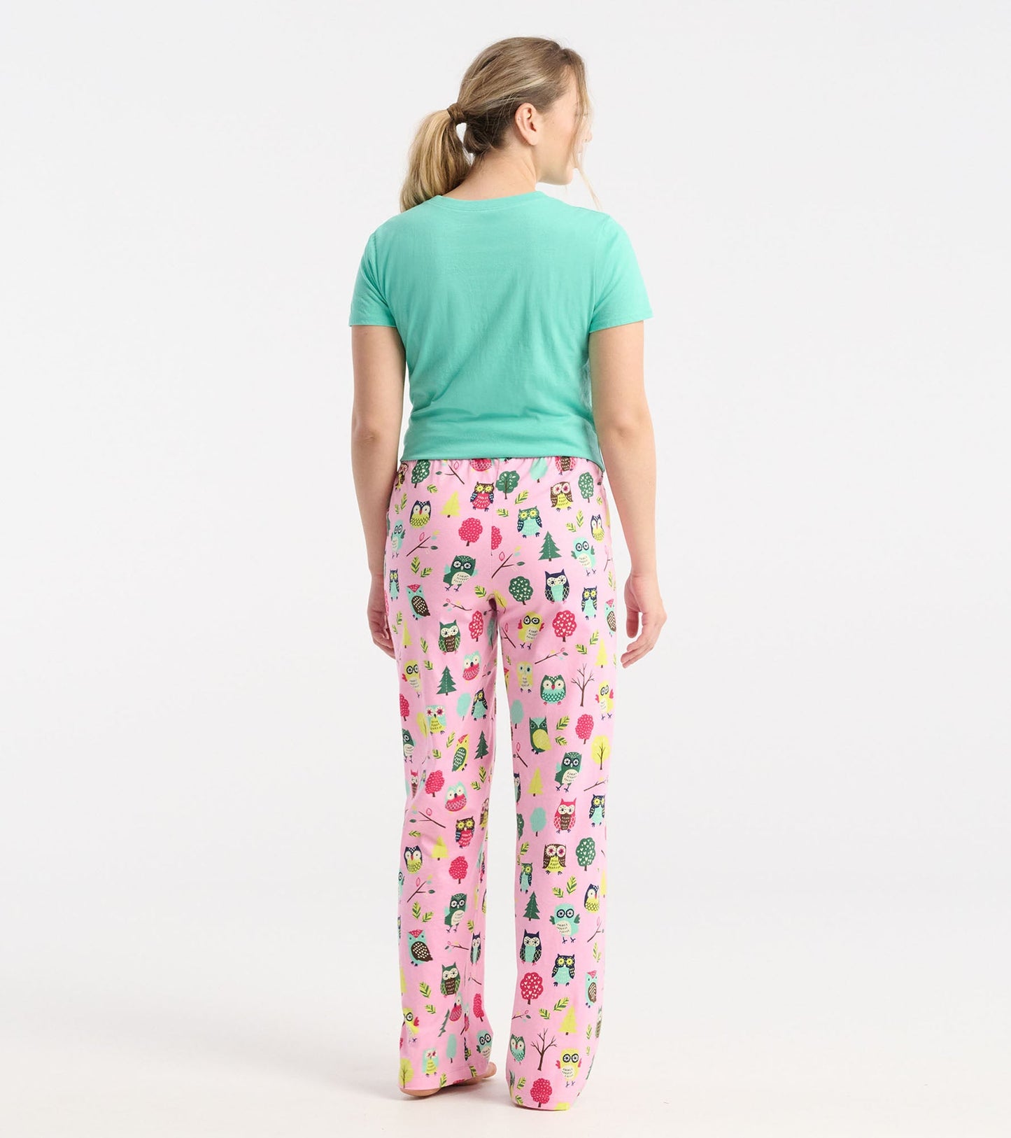 Women's Night Owl Cotton Pajama Pants