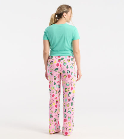Women's Night Owl Cotton Pajama Pants