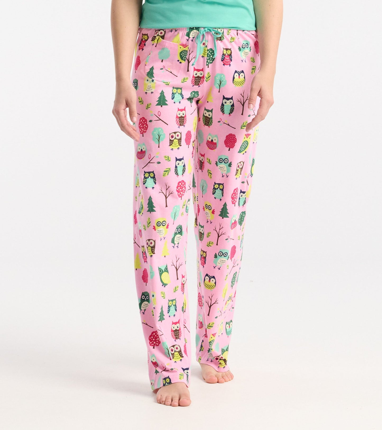 Women's Night Owl Cotton Pajama Pants