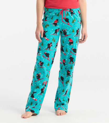 Women's Wild Winter Sports Jersey Pajama Pants