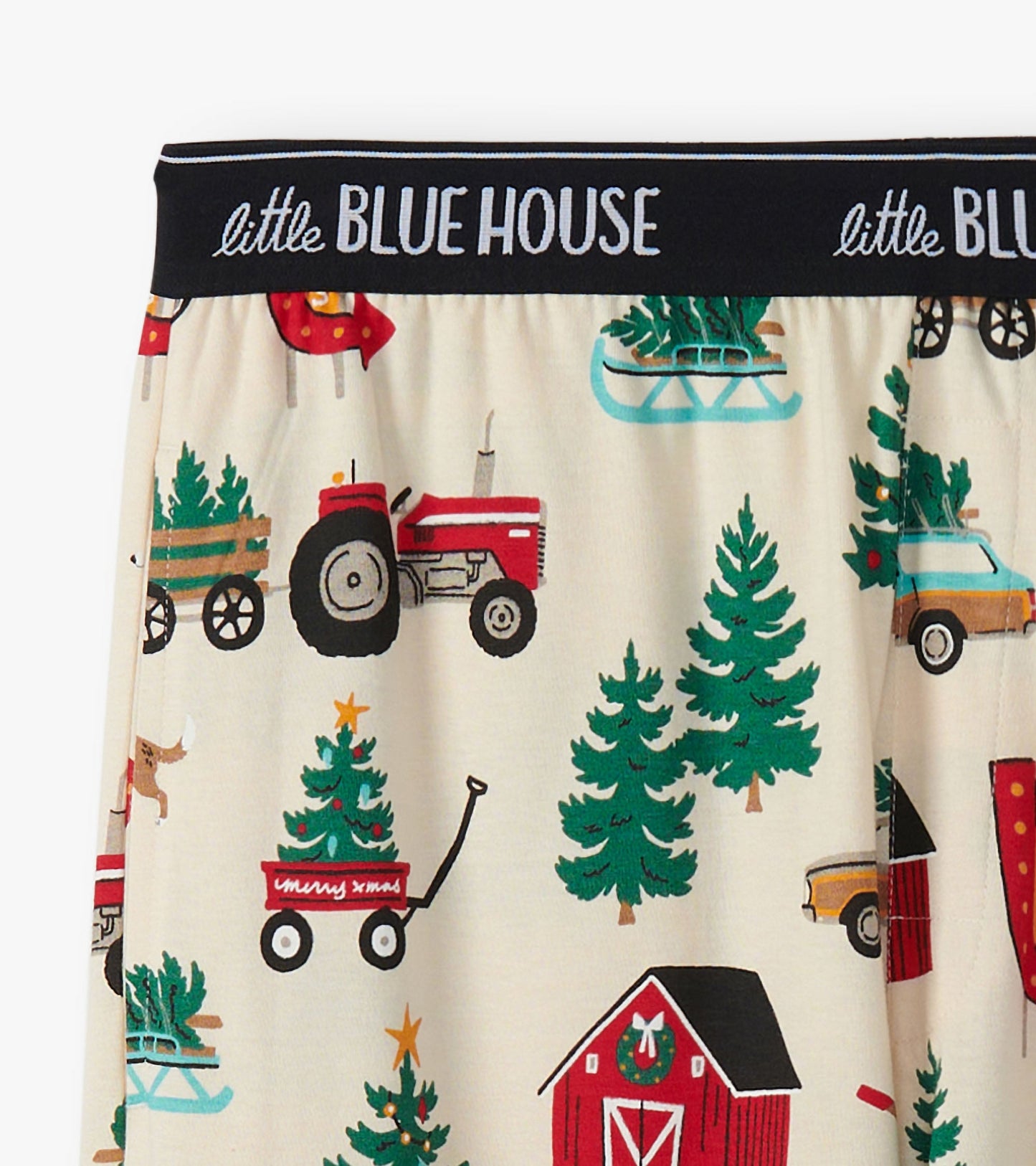 Men's Christmas Tree Farm Jersey Pajama Pants