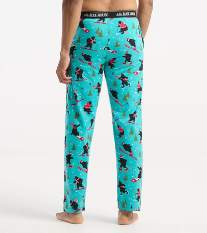 Men's Wild Winter Sports Jersey Pajama Pants