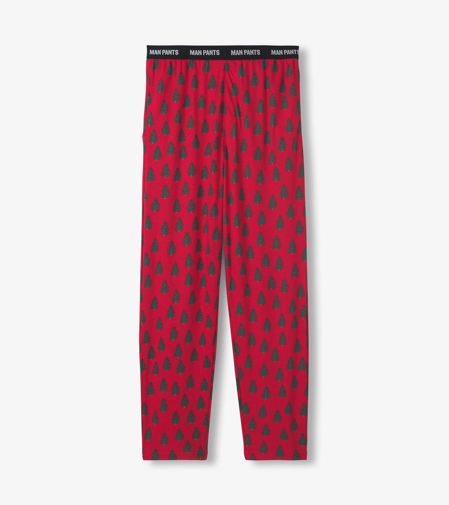 Men's Trees on Red Man Pants