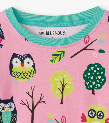 Kids Night Owl Pajama Set