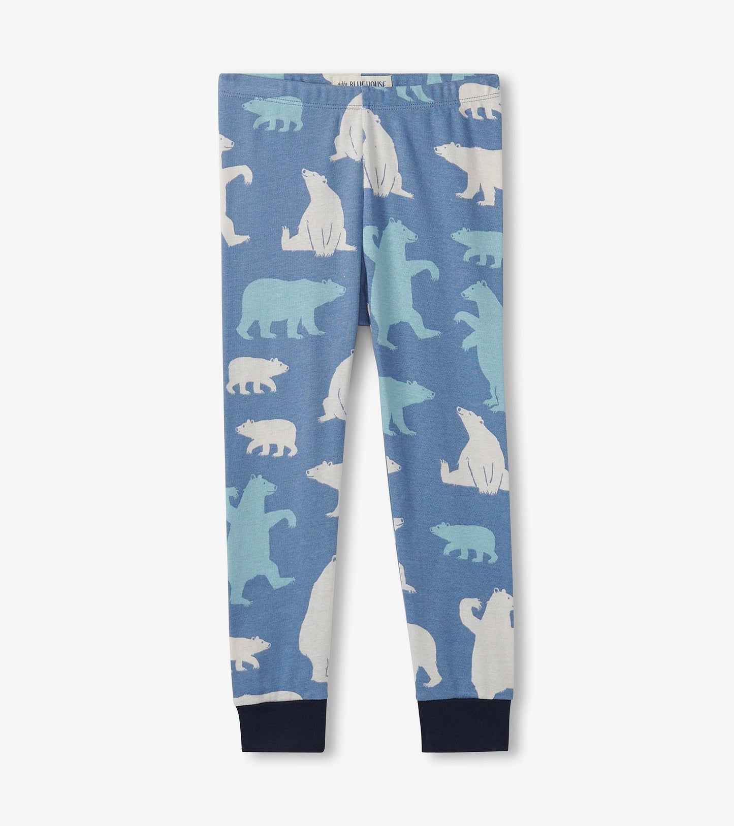 Kids Blue Polar Bears Pajama Set