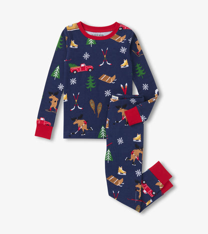 Kids Winter Cabin Pyjama Set