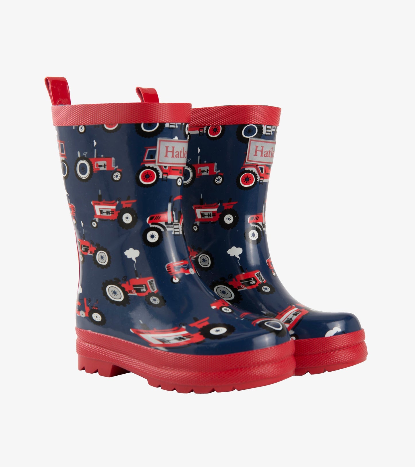 Red Farm Tractors Wellies