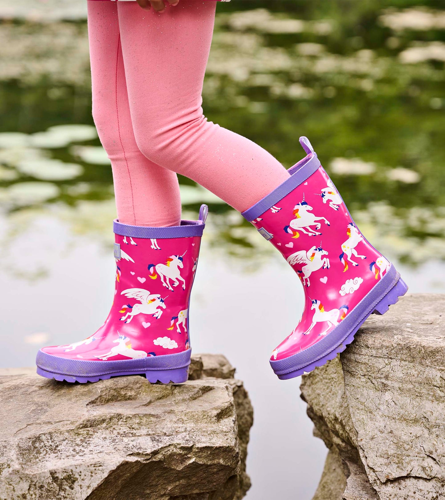 Rainbow Unicorns Wellies