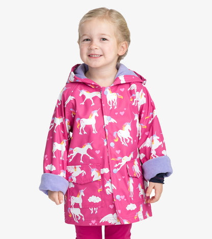 Rainbow Unicorns Raincoat