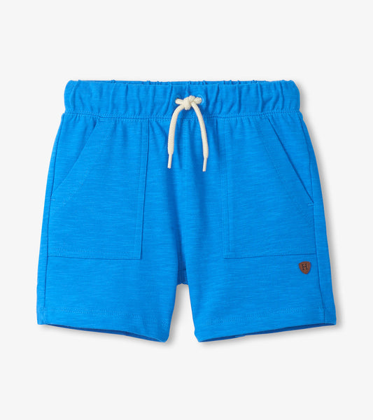 Boys French Blue Relaxed Shorts