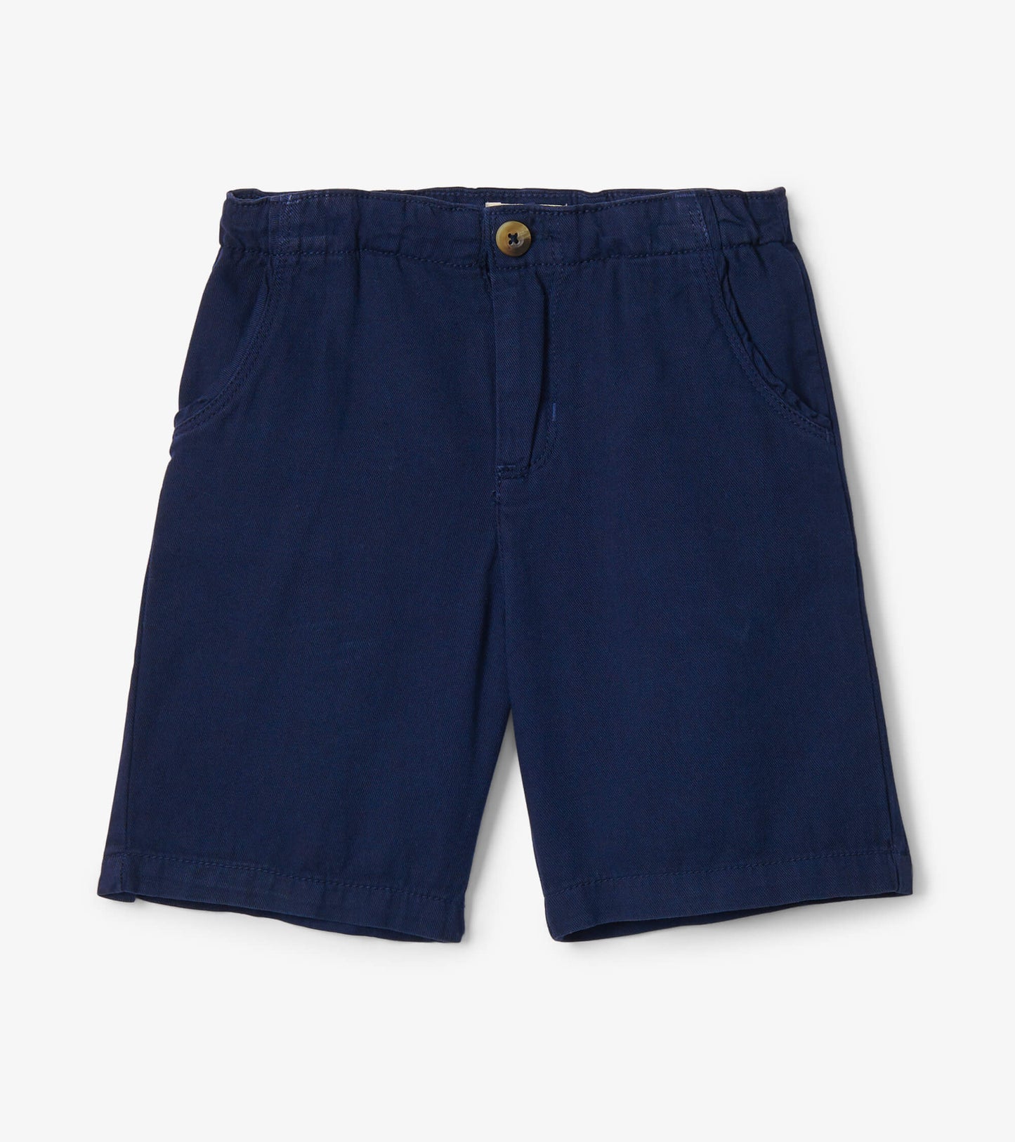 Boys Navy Twill Shorts