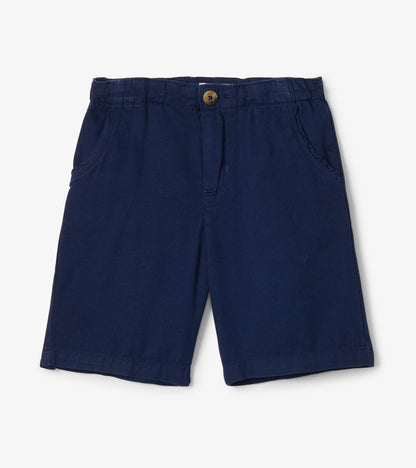 Boys Navy Twill Shorts
