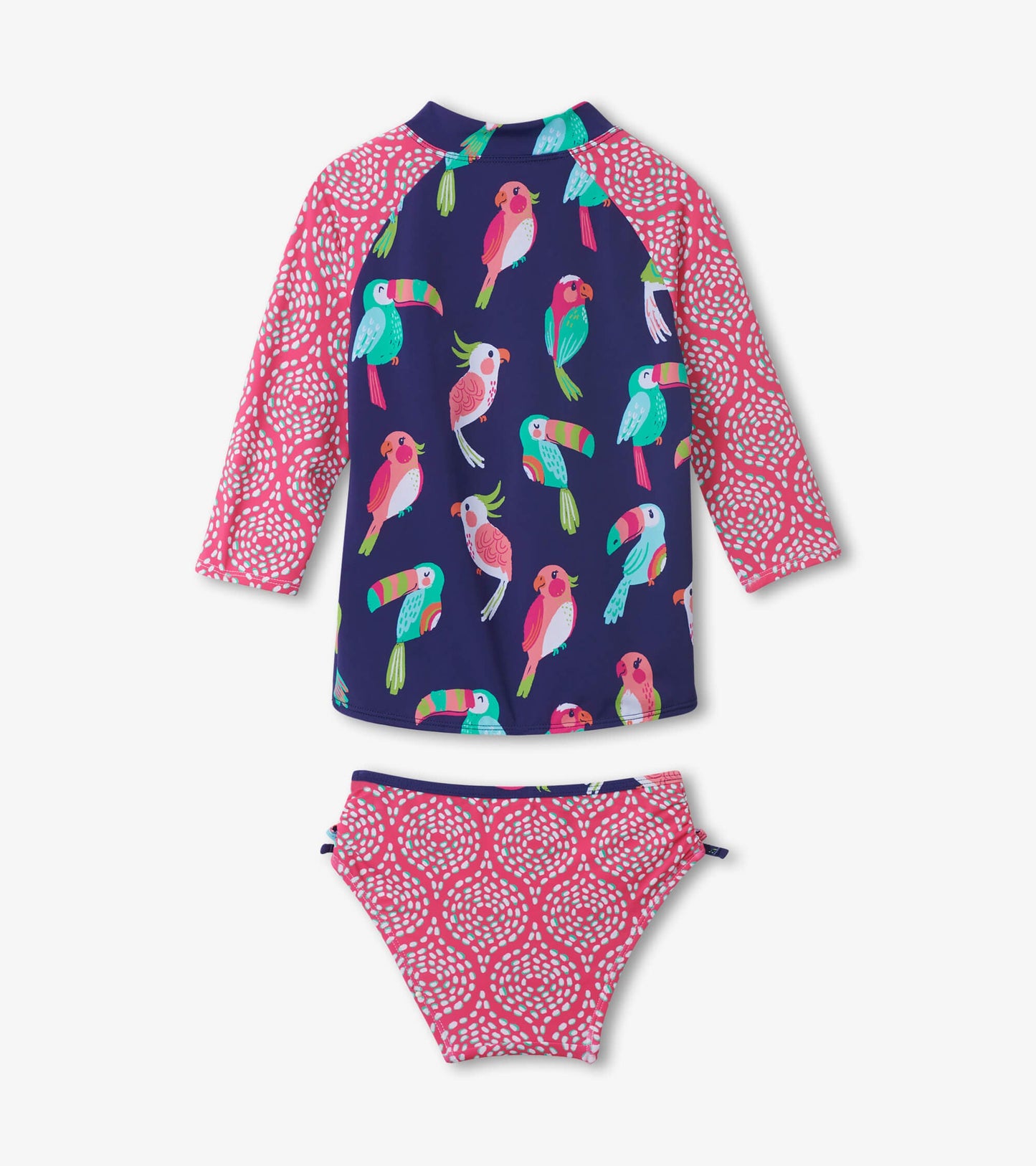 Girls Tropical Birds Rashguard Set