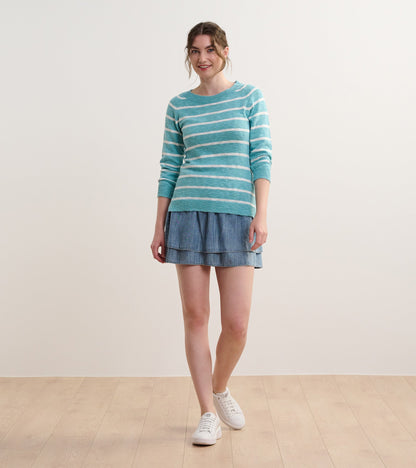 Mariner Sweater - Aruba Blue Stripes