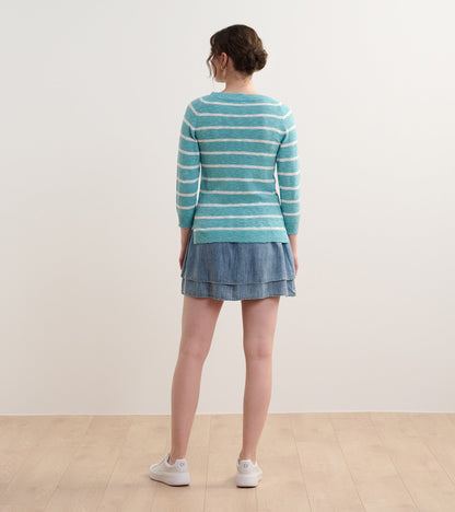 Mariner Sweater - Aruba Blue Stripes