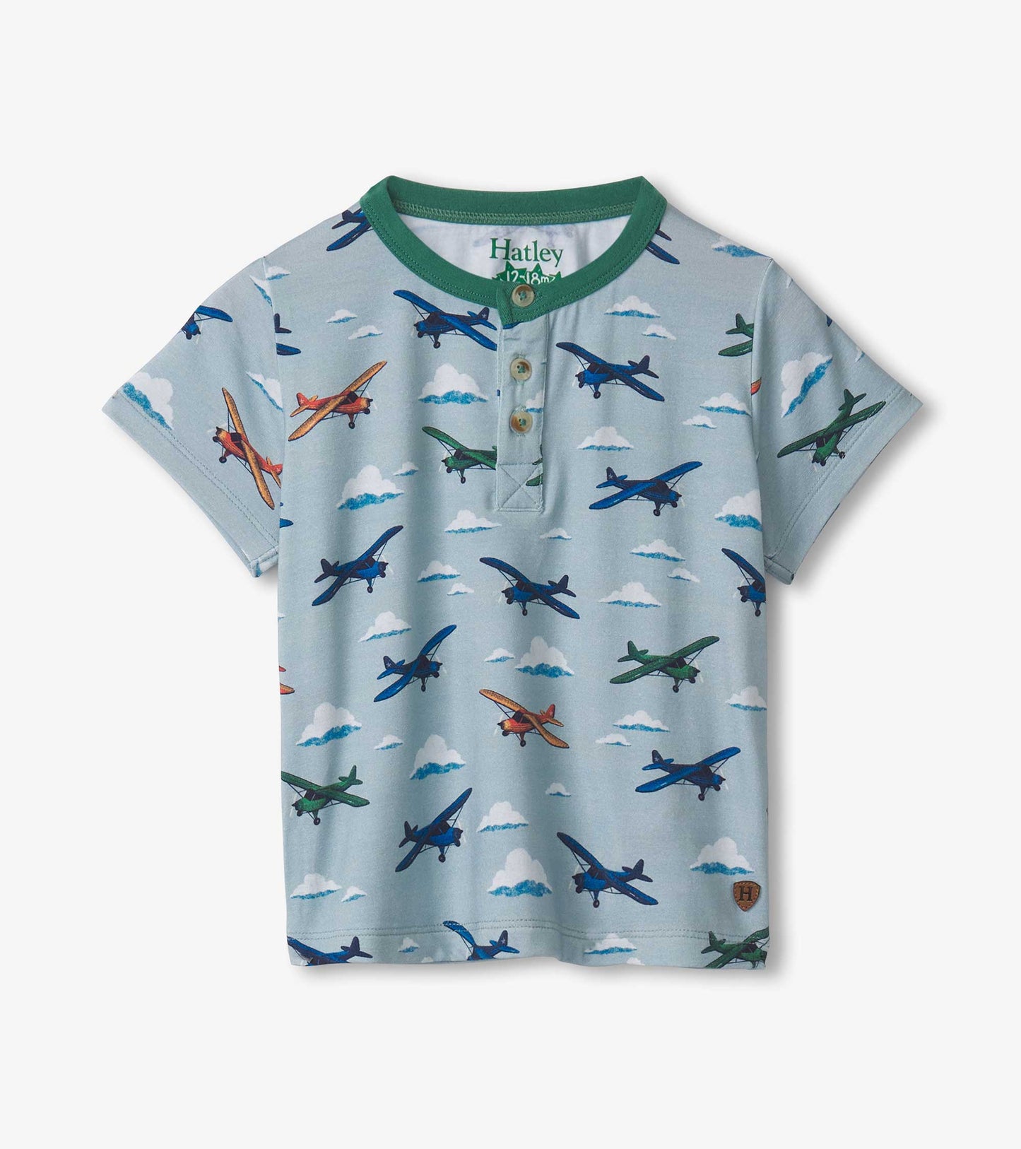 Baby & Toddler Boys Airplanes Bamboo Henley