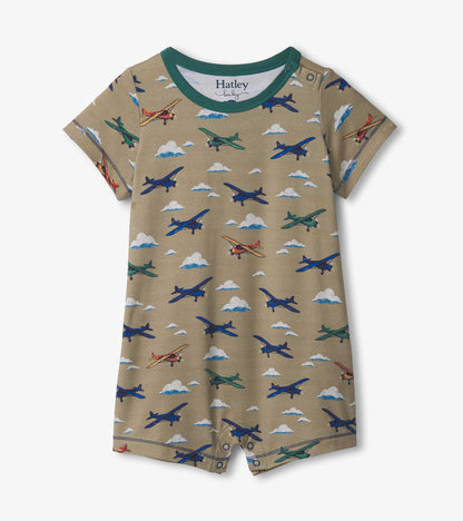 Baby & Toddler Boys Airplanes Bamboo Romper