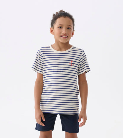 Boys Indigo Bamboo Tee