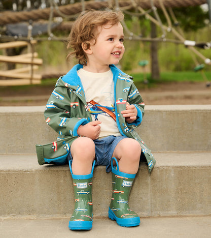 Boys Big Trucks Wellies with Handles