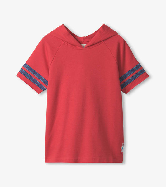 Boys Jersey Number Raglan Hoodie Tee