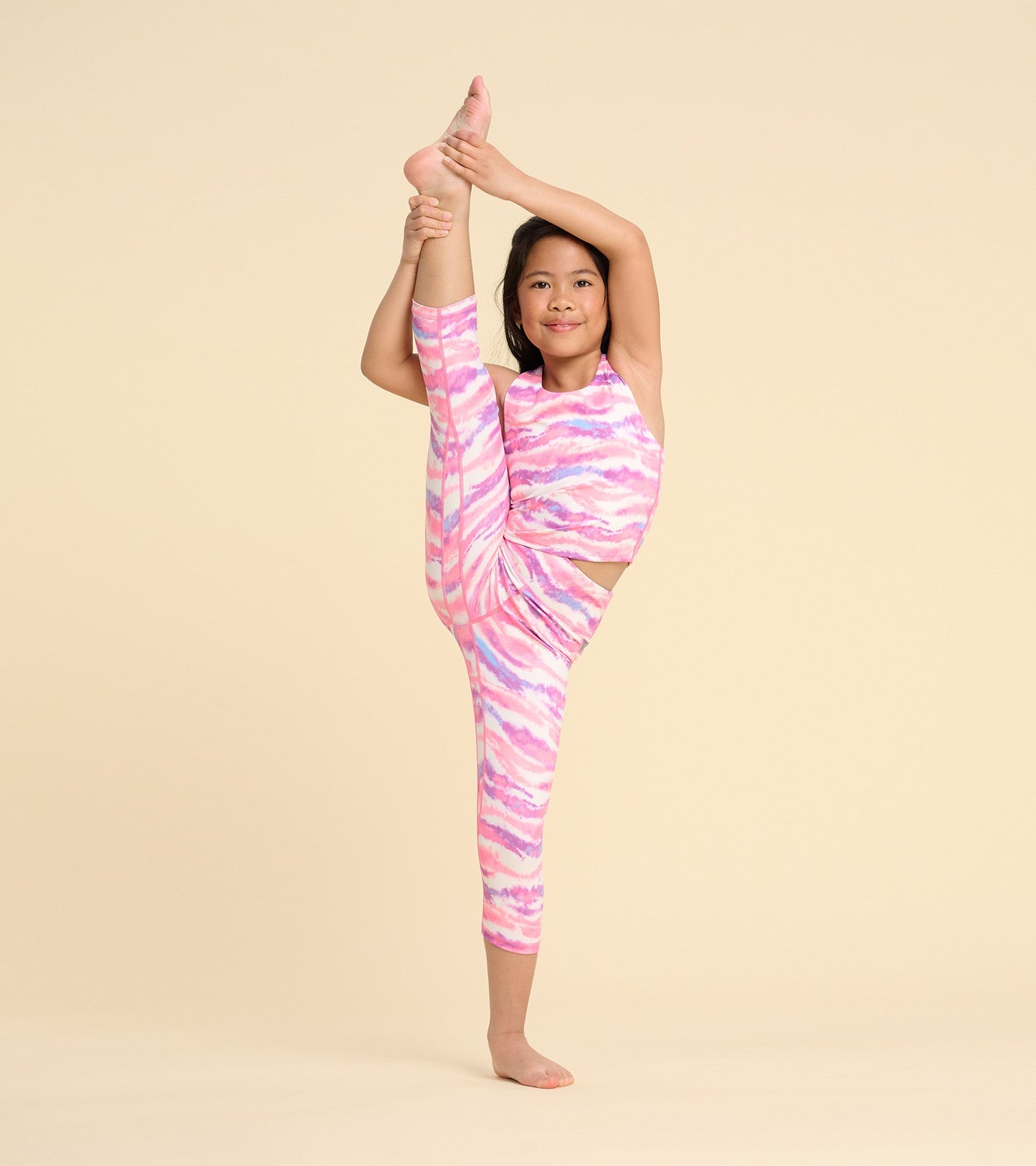 Girls Candy Ombre Active Capris