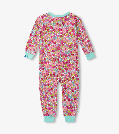 Baby Girls Groovy Flowers Sleeper