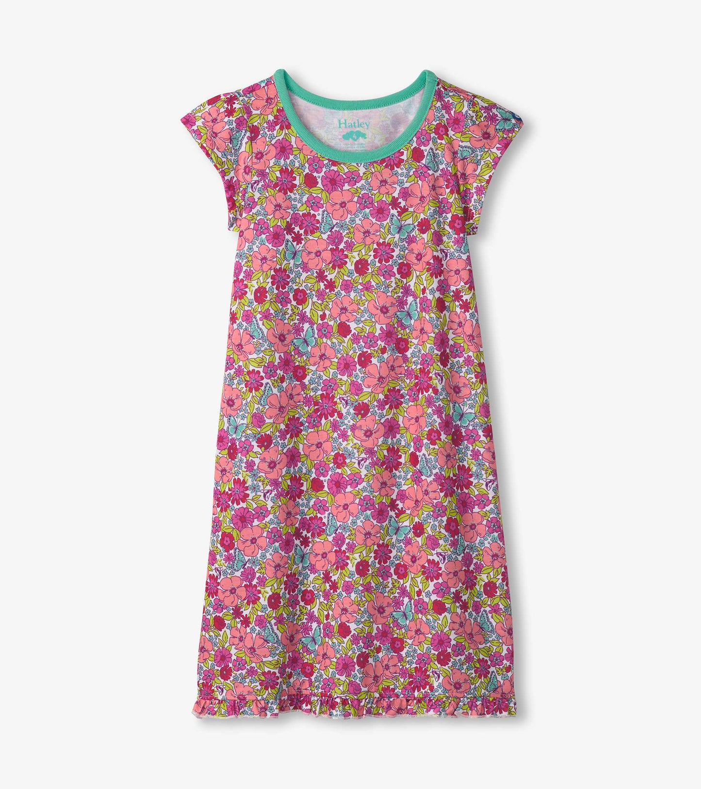 Girls Groovy Flowers Nightdress