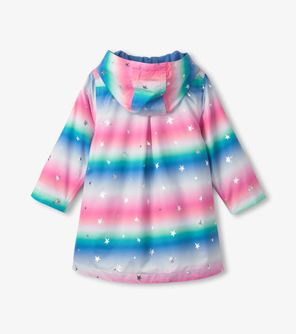 Girls Glitter Star A-Line Swing Jacket