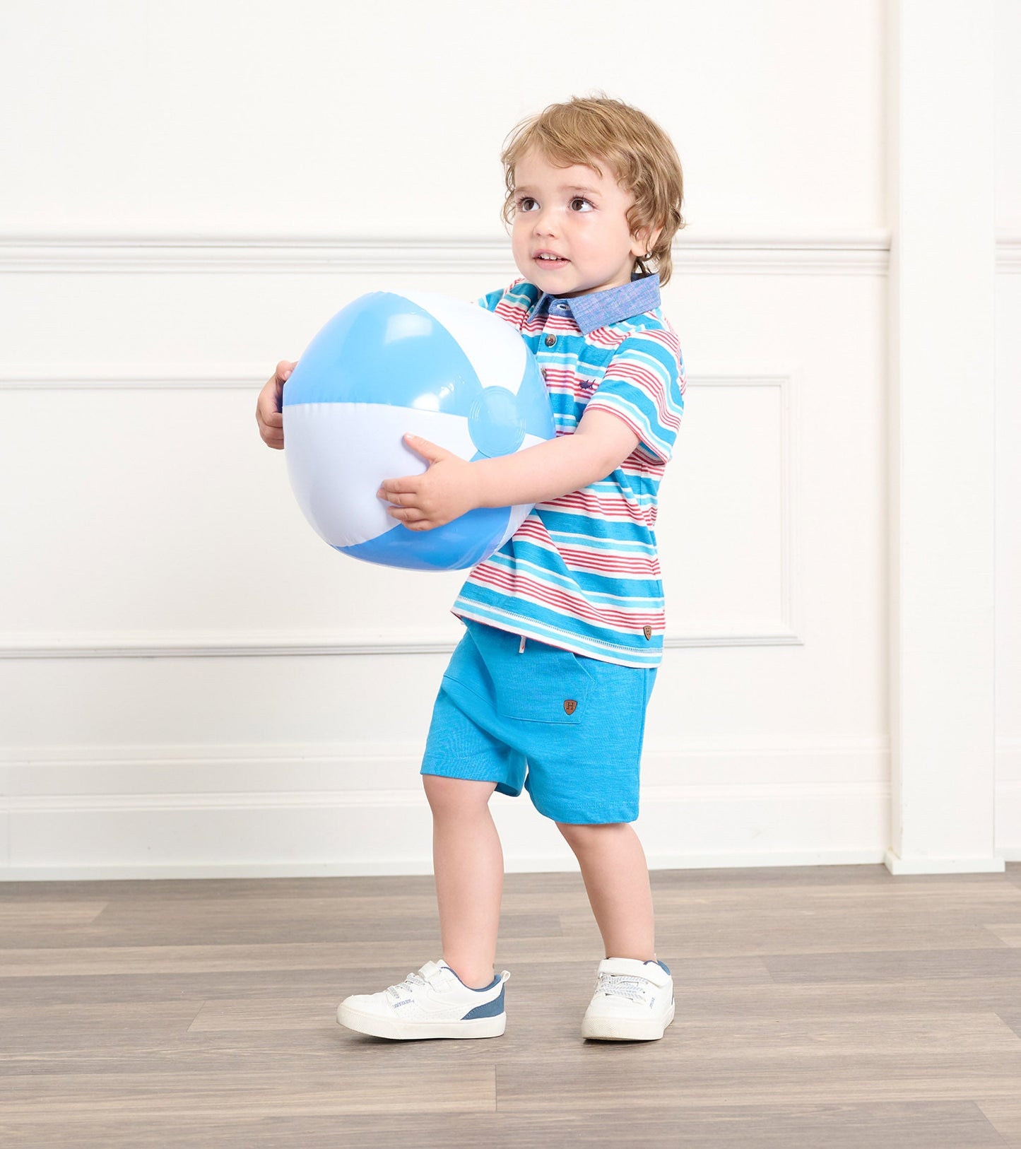 Baby & Toddler Boys Mediterranean Blue Kangaroo Shorts