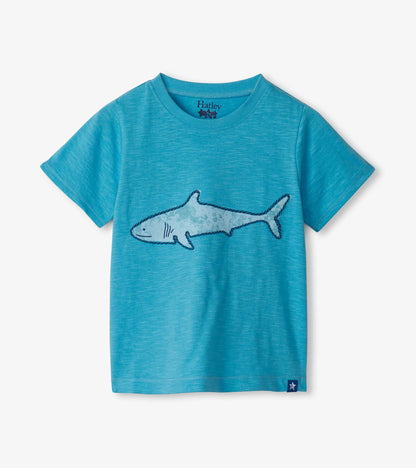 Baby & Toddler Boys Blue Shark Graphic Tee