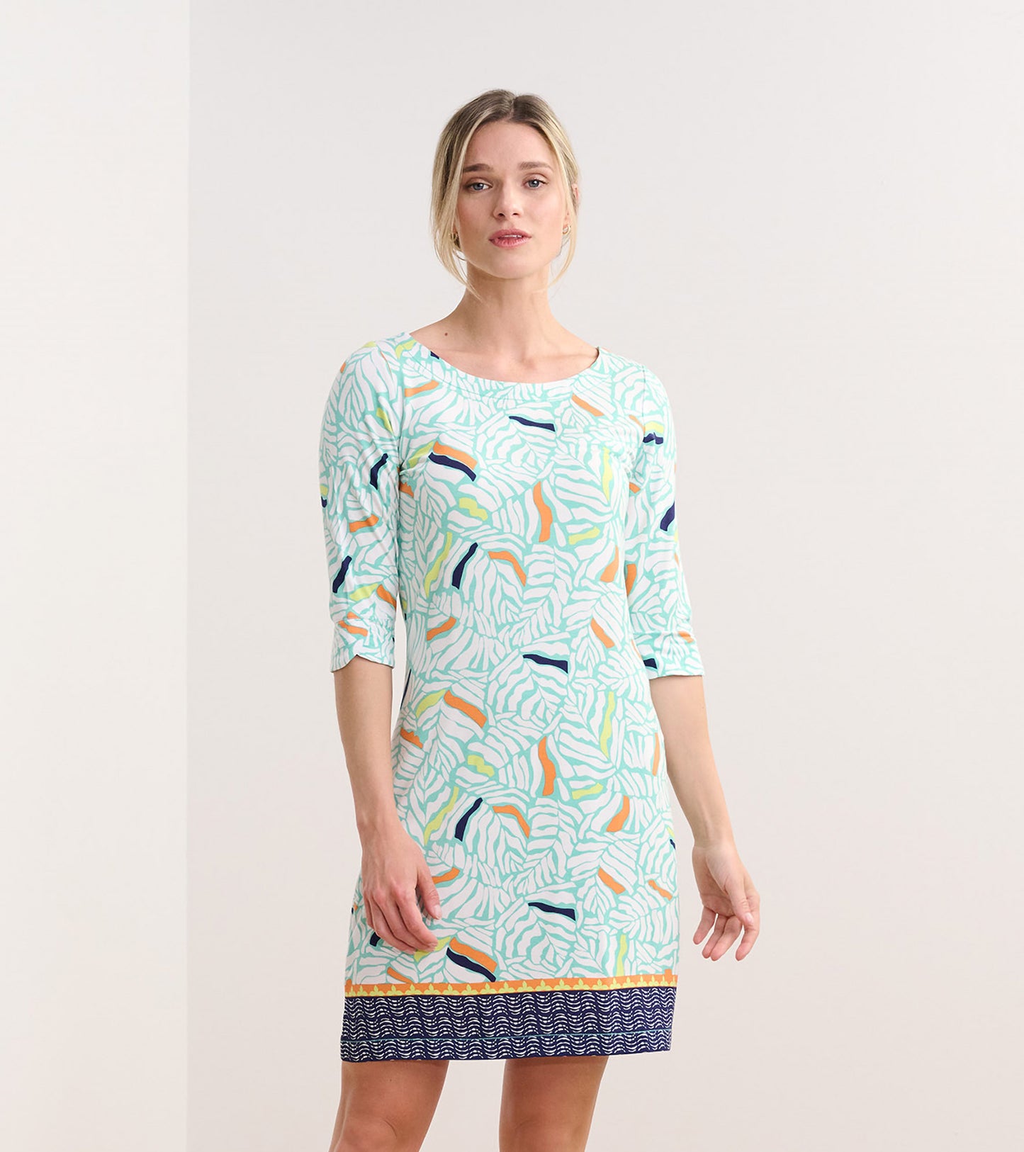 Lucy Dress - Organic Leaves
