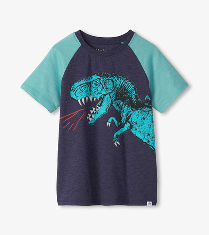 Boys T-Rex Raglan T-Shirt