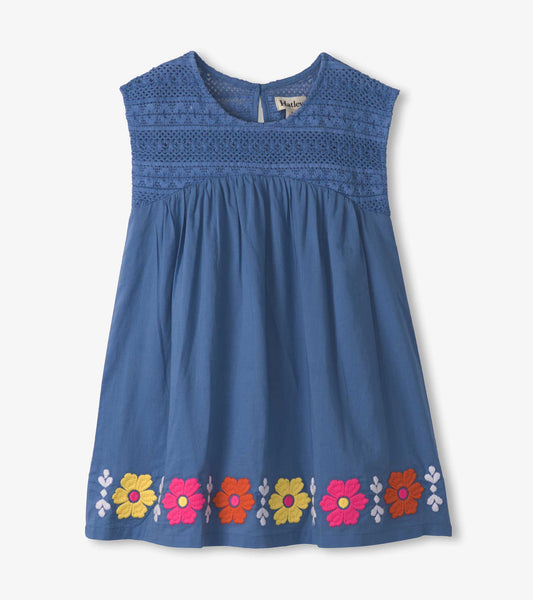 Girls Persian Jewel Crochet Bodice Dress
