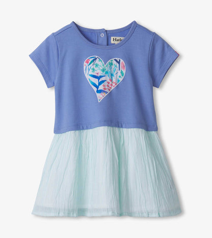 Baby & Toddler Girls Wild Flower Heart Layered Dress