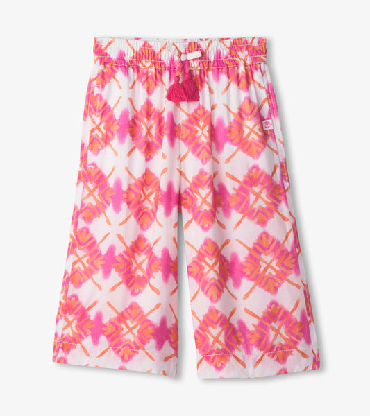 Girls Painted Sunburst Cropped Culottes