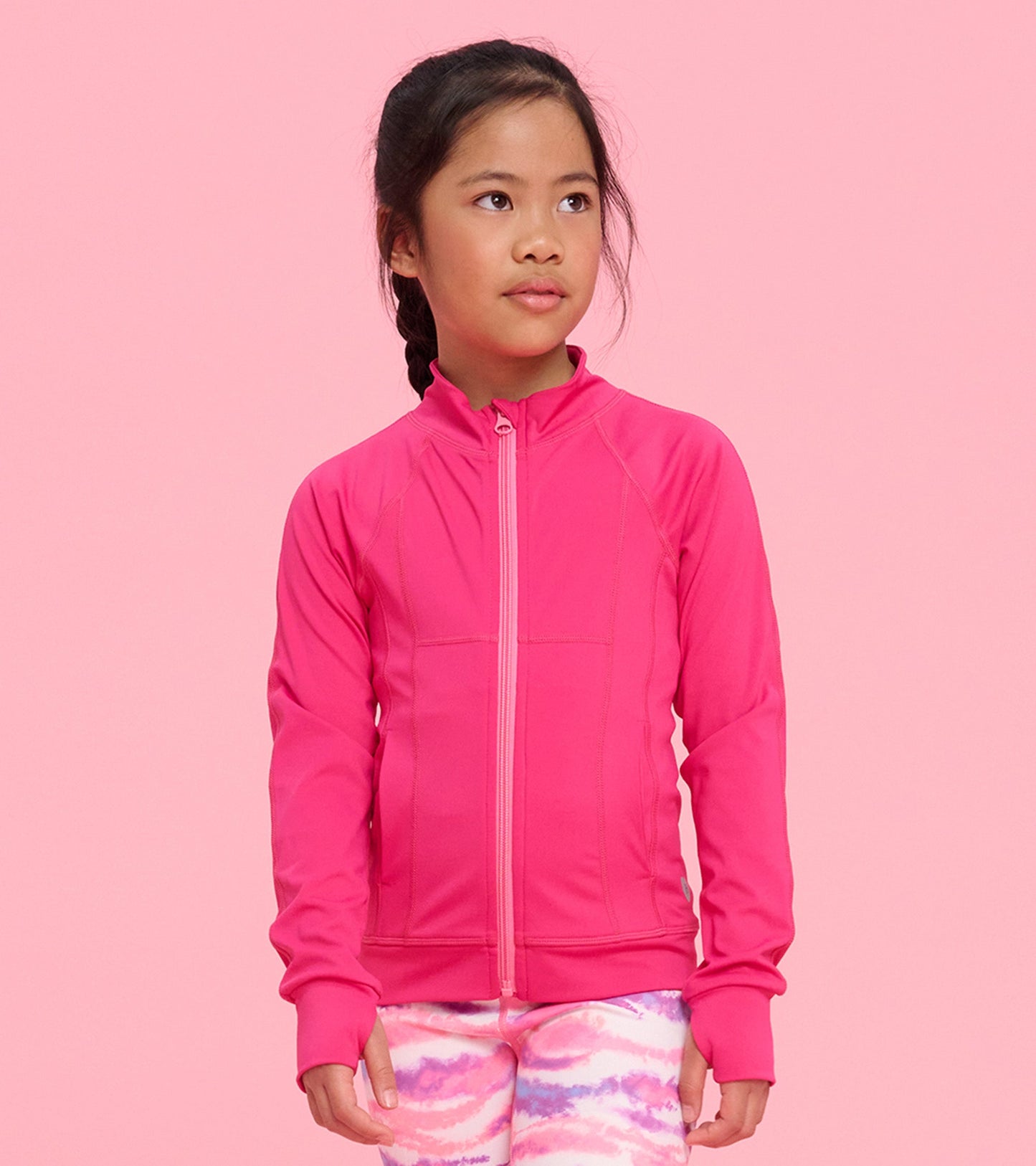 Girls Pink Active Jacket