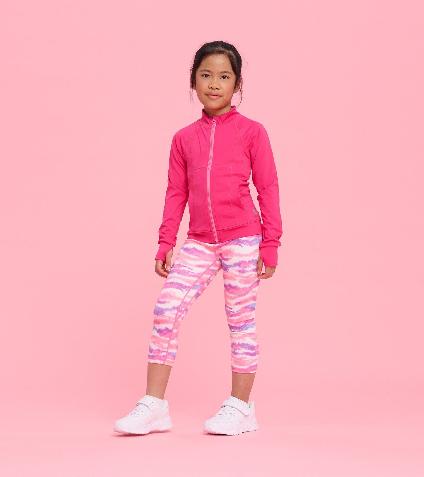 Girls Pink Active Jacket