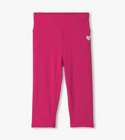 Girls Pink Active Capris