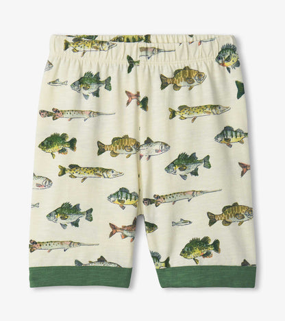 Boys Real Fish Short Pajama Set