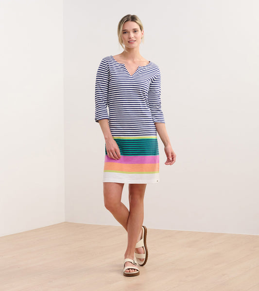 Lucy Dress - Seaside Stripes