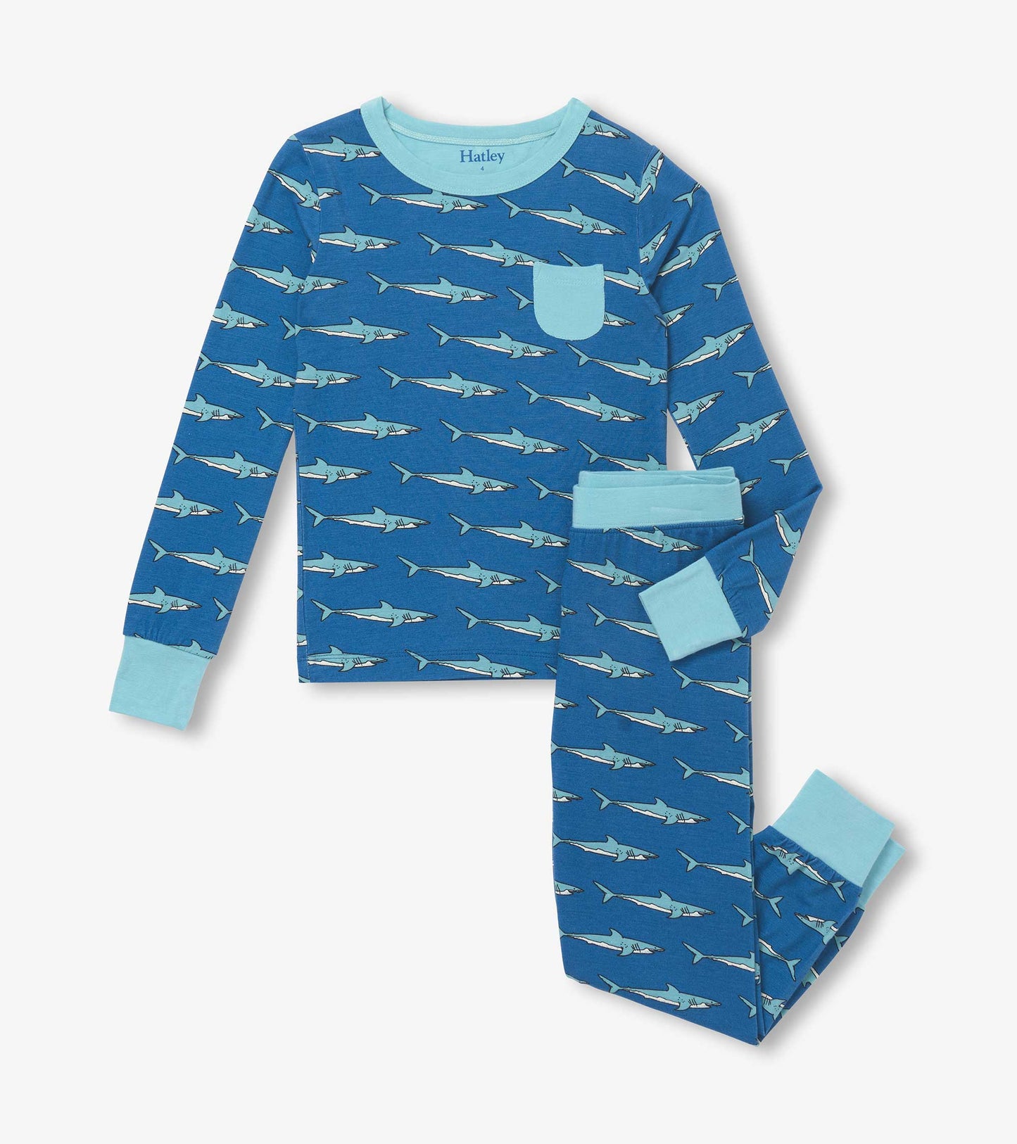 Boys Shark Tank Bamboo Pajama Set